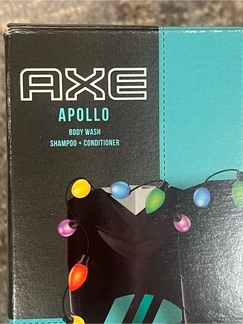 Apollo Clean + Fresh Men’s Body Wash & Shampoo Gift Set - Black/Turquoise